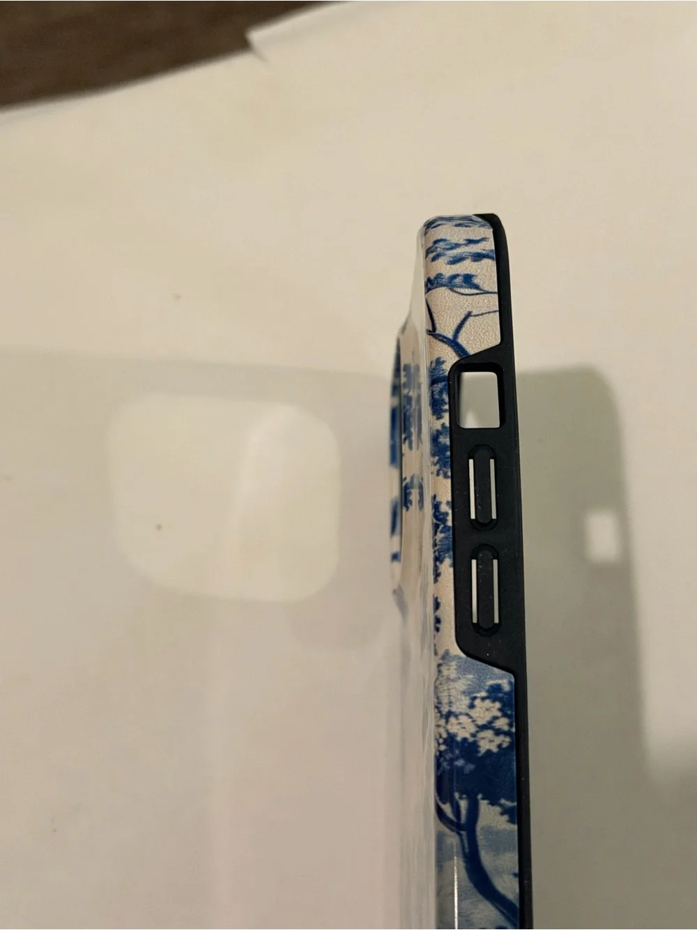 French Blue Toile pattern Pastoral scene Vintage Case for iPhone 14 Pro Max